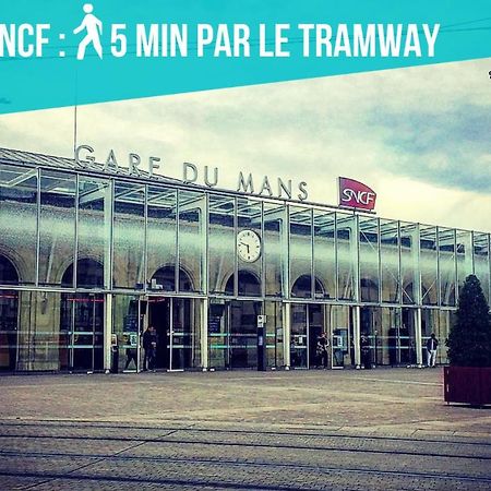 Tramway 12 Rdc Jaures Cosy Proche Gare Apartment เลอม็องส์ ภายนอก รูปภาพ